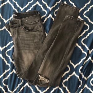 EXPRESS Jean leggings/jeggings mid rise size 6R